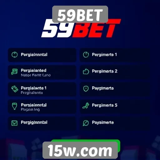 Métodos de pagamento disponíveis no 59BET